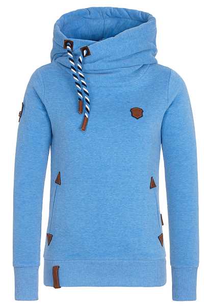 Naketano Darth Jeck Iv - Blu Donna Moda Felpe (W1498)